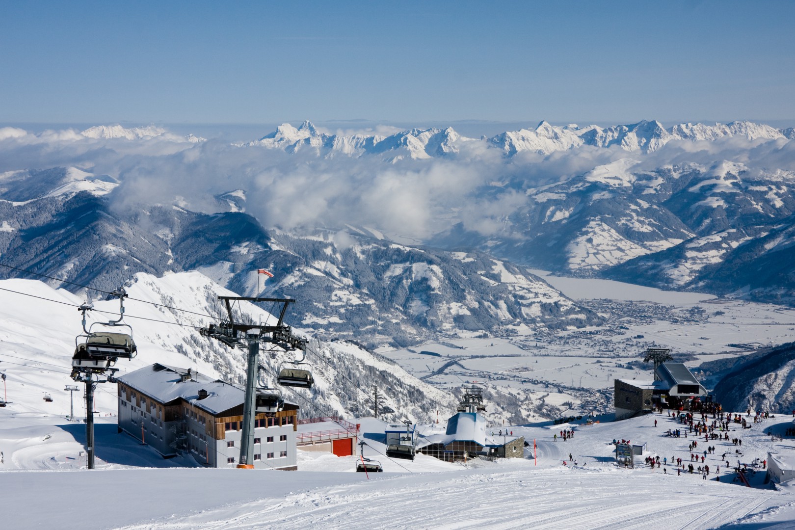 Kaprun Wintersportplaats En Gletsjerskigebied In Oostenrijk